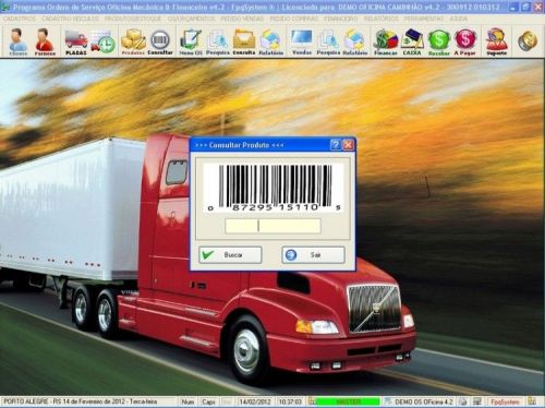 Programa OS Oficina Mecanica Caminhão com Vendas, Compras e Financeiro v4.2 11596