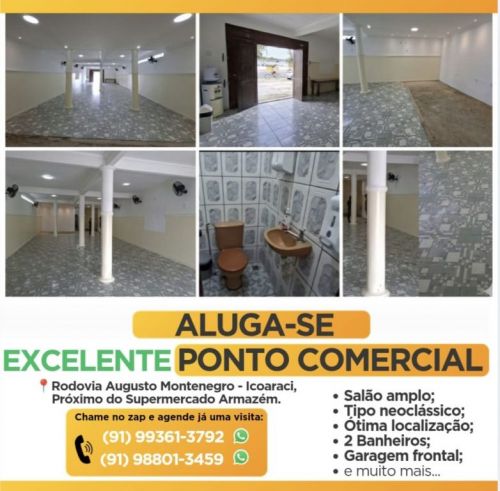 Alugo Excelente Ponto Comercial Em Icoaraci 779585