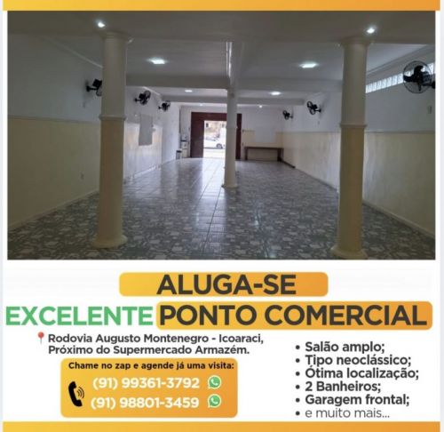 Alugo Excelente Ponto Comercial Em Icoaraci 779586