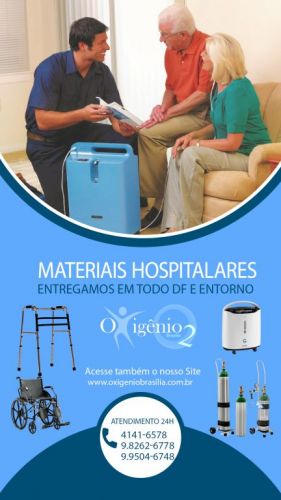 Oxigênio Medicinal 24h - Equipamentos hospitalares 687680