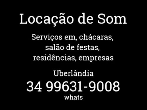 aluguel equipamentos caixas som uberlândia  720086