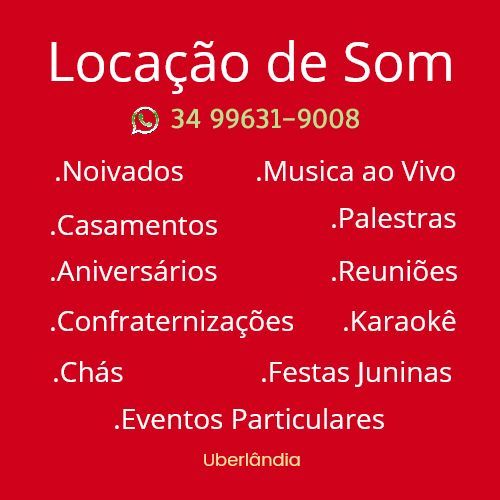 aluguel de som uberlândia  776486