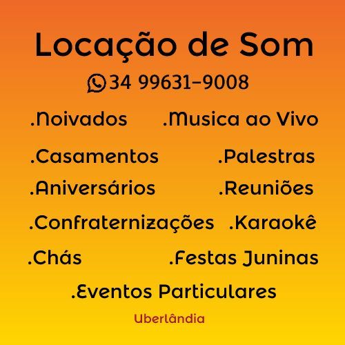 aluguel de som uberlândia  776487