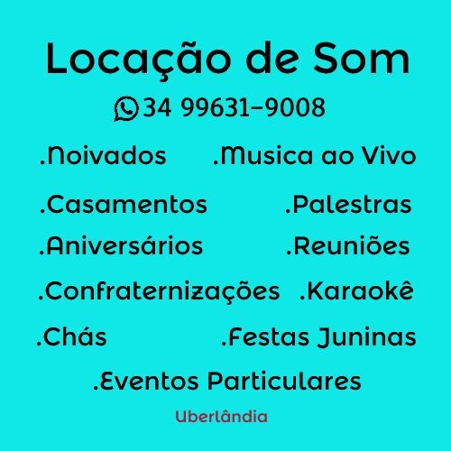 aluguel de som uberlândia  776488