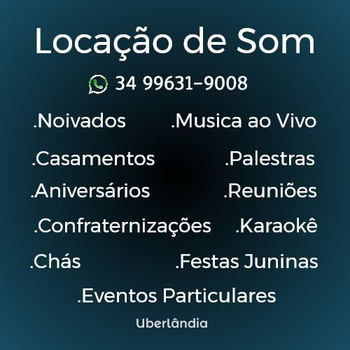 aluguel som umuarama uberlândia 777959