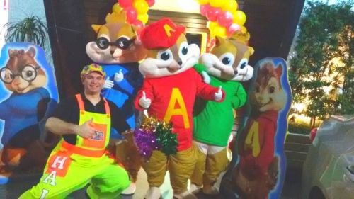 Alvin Esquilos Cover Personagens Vivos Animação Festas Infantil 323318
