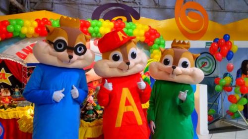 Alvin Esquilos Cover Personagens Vivos Animação Festas Infantil 323319