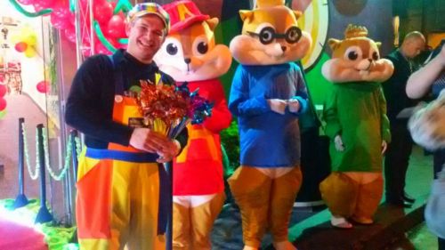 Alvin Esquilos Cover Personagens Vivos Animação Festas Infantil 323323