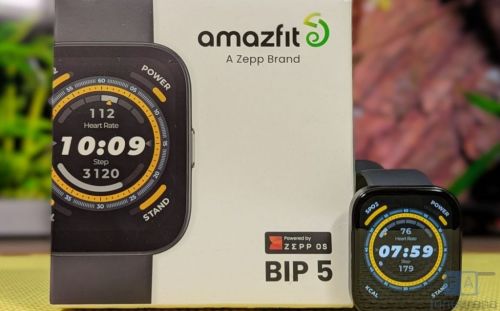 Amazfit Bip 5 Preto Rosa  753254