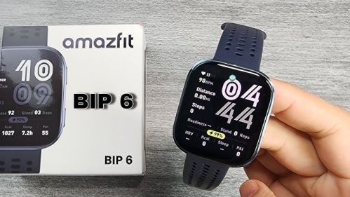 Amazfit Bip 6 Preto Dourado 752171
