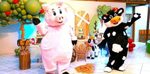 Animais cover personagens vivos Festa fazenda 737514