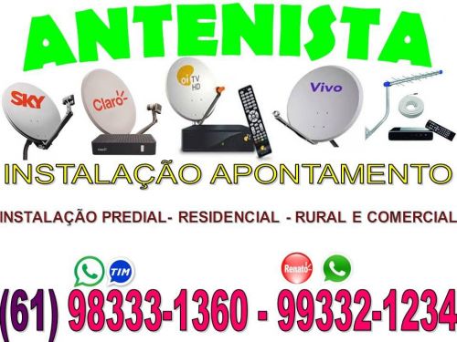Antenista antena digital tv Lago Norte Df 757018