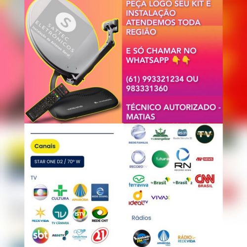 Antenista antena digital tv Lago Norte Df 757019