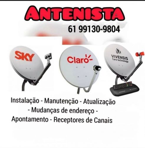 antenista -brasilia- sky - claro - Taguatinga antenas digital  753809