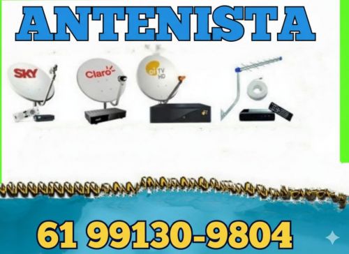 Antenista em Brasília- instalação de antena digital  785846