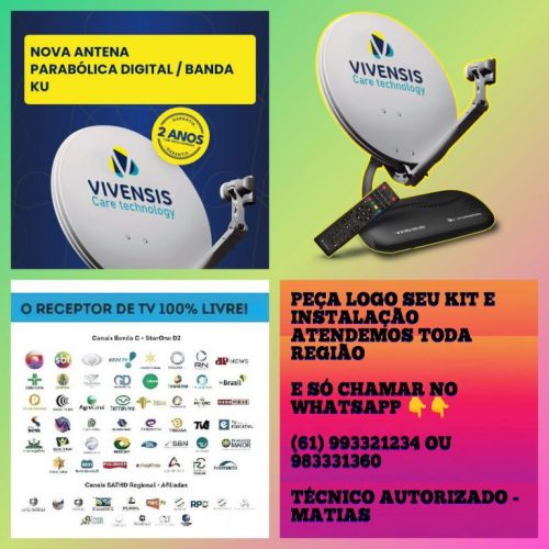 Antenista instalador de antenas de tv Planaltina 757031