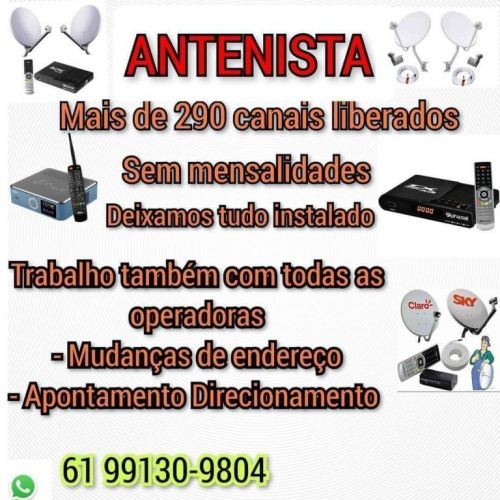 Antenista profissional - Instalação de antenas digital - Antenista Brasília  753808