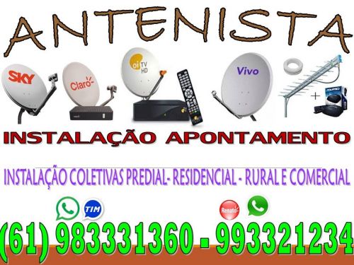 Antenista São Sebastião Parabólicas 5g Sky Claro Tv  Oi Tv  Antenas Digital Brasília Df Goiás Geral 747084