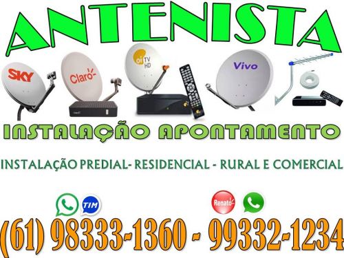 Antenista Sobradinho Sky - Claro tv – Antena Parabólica 5g Digital Brasília Df Goiás Geral 747082