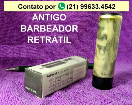 Antigo barbeador retrátil. 704293