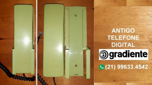 Antigo Telefone Analógico Gradiente -anos 1980. 704359