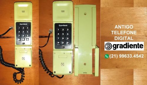 Antigo Telefone Analógico Gradiente -anos 1980. 704360