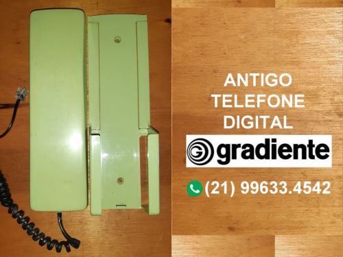 Antigo Telefone Analógico Gradiente -anos 1980. 704361