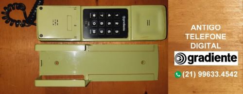 Antigo Telefone Analógico Gradiente -anos 1980. 704362