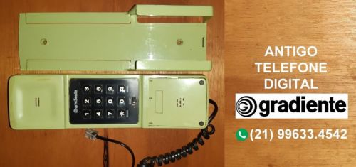 Antigo Telefone Analógico Gradiente -anos 1980. 704363