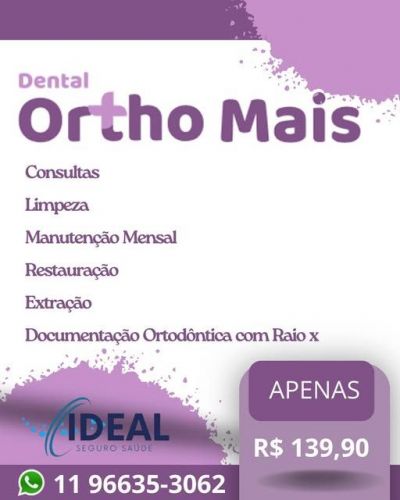 Aparelho Ortodôntico Manutenção Ortodôntica Limpeza - R$ 140 763847 Aparelho Ortodôntico Manutenção Ortodôntica Limpeza - R$ 140 763847