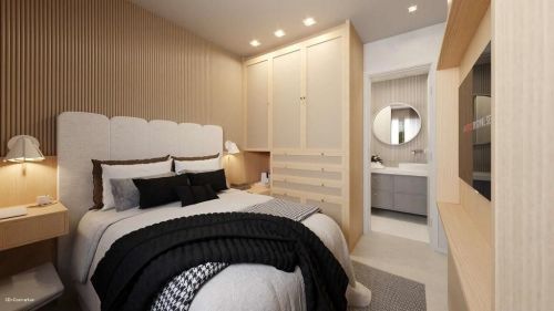 Apartamento 44m² 2 dorm.1 suíte B. Campestre Santo André Condomínio Horizonte Campestre. 785127