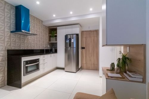 Apartamento 58m2 garden com piscina com hidromassagem e cromoterapia toldo elétrico com proteção solar para maior privacidade deck em madeira ecológica bancada gourmet e armários; composto por 779880 Apartamento 58m2 garden com piscina com hidromassagem e cromoterapia toldo elétrico com proteção solar para maior privacidade deck em madeira ecológica bancada gourmet e armários; composto por 779880