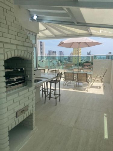 Apartamento Cobertura Duplex mobiliado à venda no Pq. das Nações em Santo André 3 dorm 2 vg. 166m² 767116