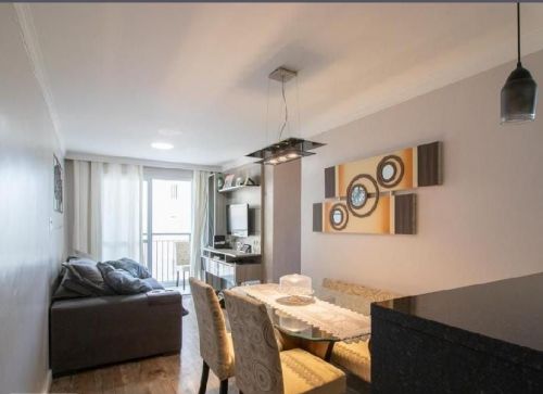 Apartamento no centro de Diadema com 63m² 3 quartos 1 suíte e 1 vaga. 775058