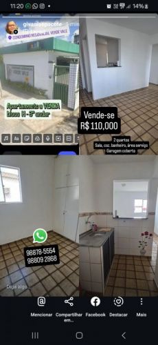 Apartamento no Verde Vale.  Geisel 739372