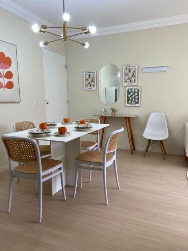 Apartamento reformado mobiliado no Cond. Atlântico Sul em Santo André 2 dorm. 1 vg 53m² 785388