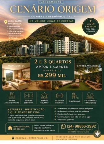 Apartamentos de 2-3-4 quartos em Correas - Petrópolisrj 780297