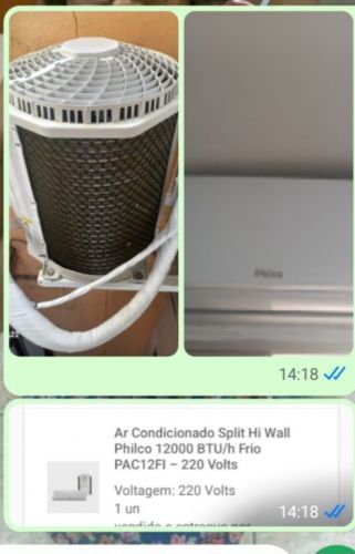 Ar condicionado  novíssimo  de 12.000btus 220v 751392