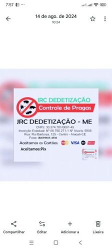 Aracati Ceará Dedetização  767236