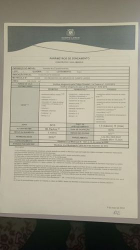 Área urbana 198.350m2 - permitido até 6 pavtos - Av Marcelo Puppi - Campo Largo-pr 757791
