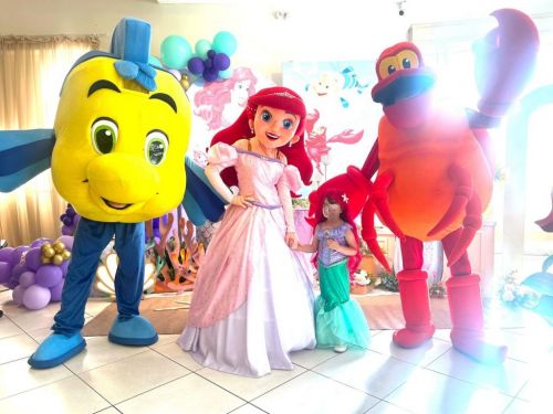 Ariel Princesa personagem vivo cosplay Festa infantil 787193