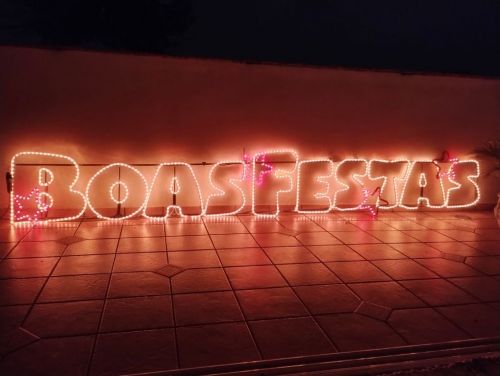 Armação Decorativa Luminosa De Boas Festas 759238