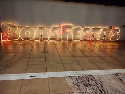 Armação Decorativa Luminosa De Boas Festas 759239