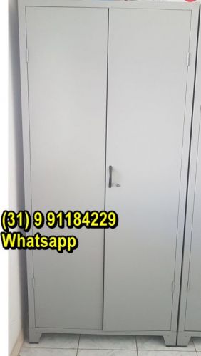 Armário de aço 198x90x40 Novo com Chave Frete Grátis para Bh 756780