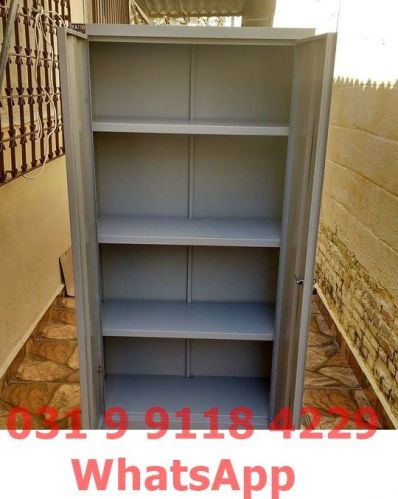 Armário de Aço Grande com 4 Prateleiras e Chave Frete Grátis Bh Minas Gerais - Novo 764753