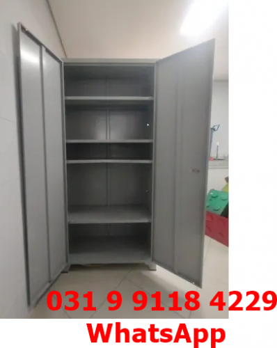 Armário de Aço Grande com 4 Prateleiras e Chave Frete Grátis Bh Minas Gerais - Novo 764755