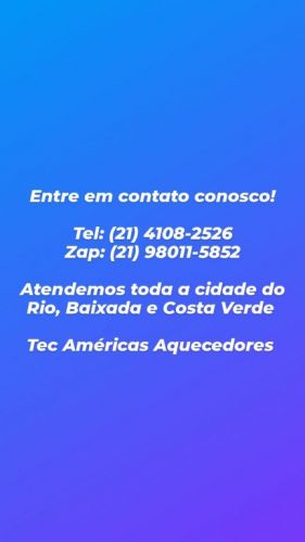Assistência Técnica de Aquecedores à Gás Península Barra da Tijuca - 21 98011-5852 634132