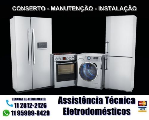Assistência Técnica de Eletrodomésticos Geladeira Fogão Lavadora Secadora Lava e Seca 552875