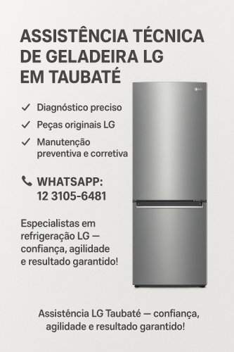 Assistência técnica geladeira Lg Taubate 762284