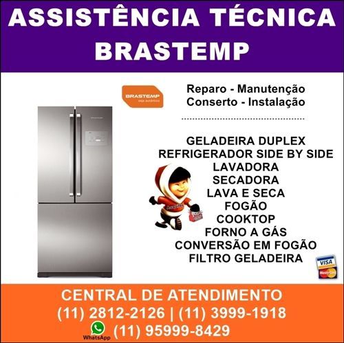 Assistencia Tecnica para Geladeira Brastemp Cidade Jardim  599251